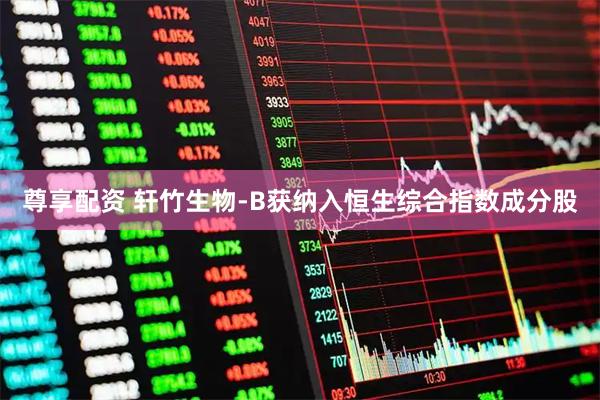 尊享配资 轩竹生物-B获纳入恒生综合指数成分股