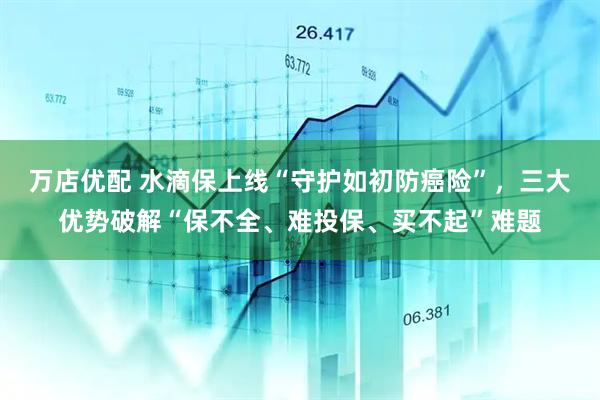万店优配 水滴保上线“守护如初防癌险”，三大优势破解“保不全、难投保、买不起”难题
