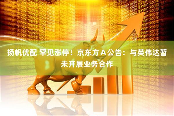 扬帆优配 罕见涨停！京东方Ａ公告：与英伟达暂未开展业务合作