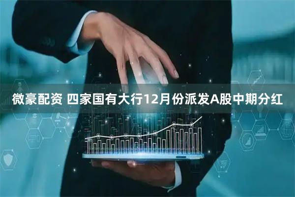 微豪配资 四家国有大行12月份派发A股中期分红