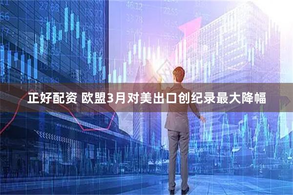 正好配资 欧盟3月对美出口创纪录最大降幅