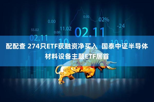 配配查 274只ETF获融资净买入  国泰中证半导体材料设备主题ETF居首